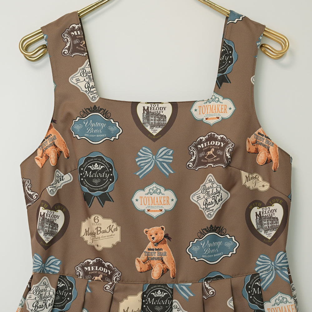 Bear labelジャンパースカート