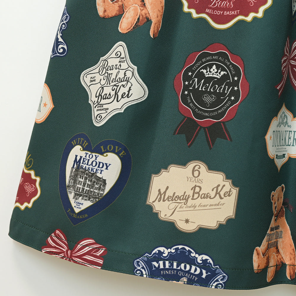 Bear labelジャンパースカート