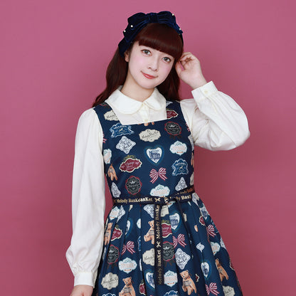 Bear labelジャンパースカート