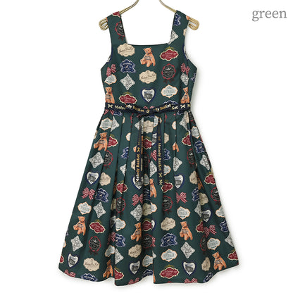 Bear labelジャンパースカート