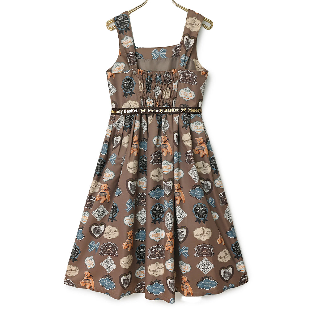 Bear labelジャンパースカート