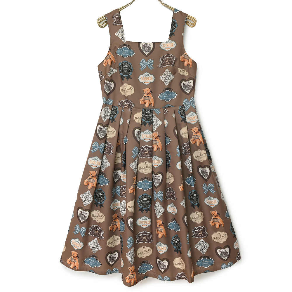 Bear labelジャンパースカート