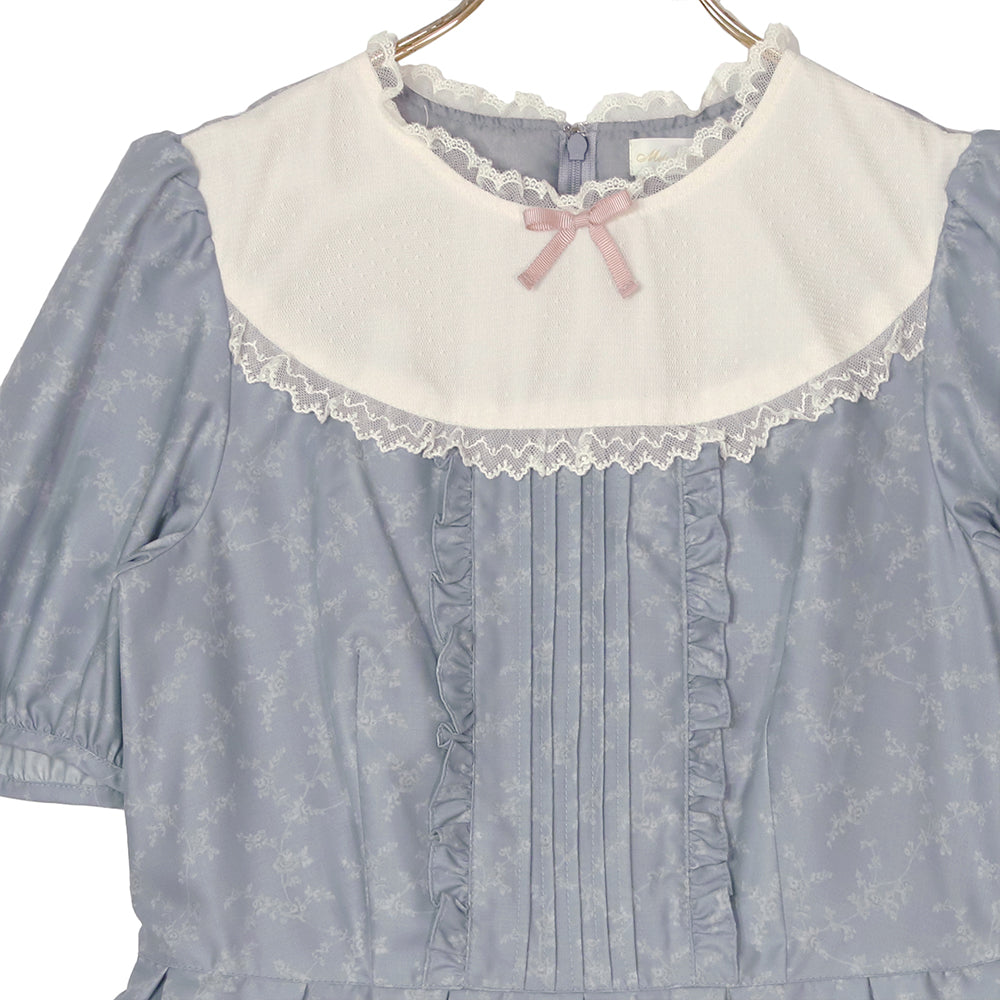 Flower Teddy bearチュールヨークワンピース