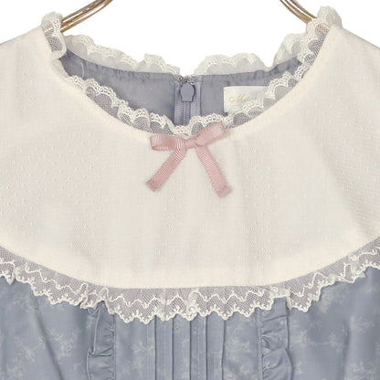 Flower Teddy bearチュールヨークワンピース