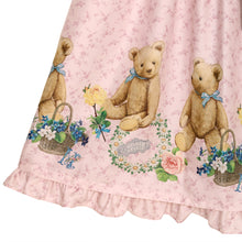 将图片加载到图库查看器，Flower Teddy bear  jumper dress
