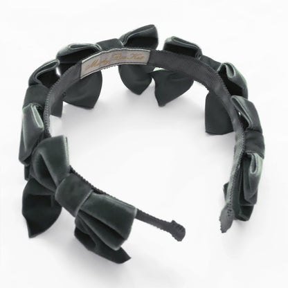 ベルベットリボンいっぱいカチューシャ