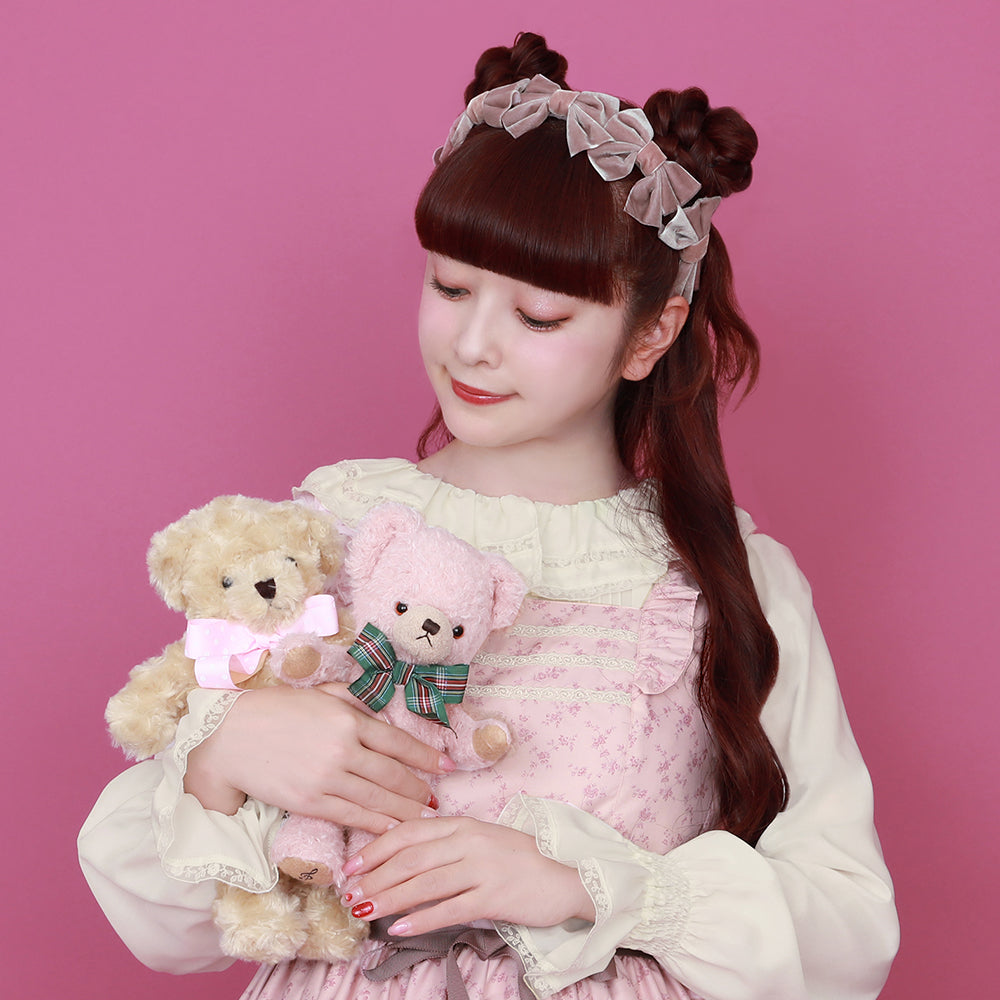 ベルベットリボンいっぱいカチューシャ