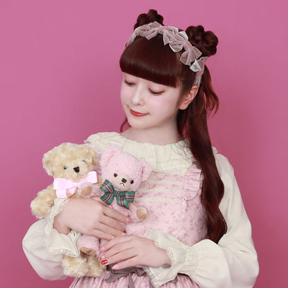 ベルベットリボンいっぱいカチューシャ