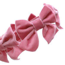 Load image into Gallery viewer, Velvet lots of ribbons headband
