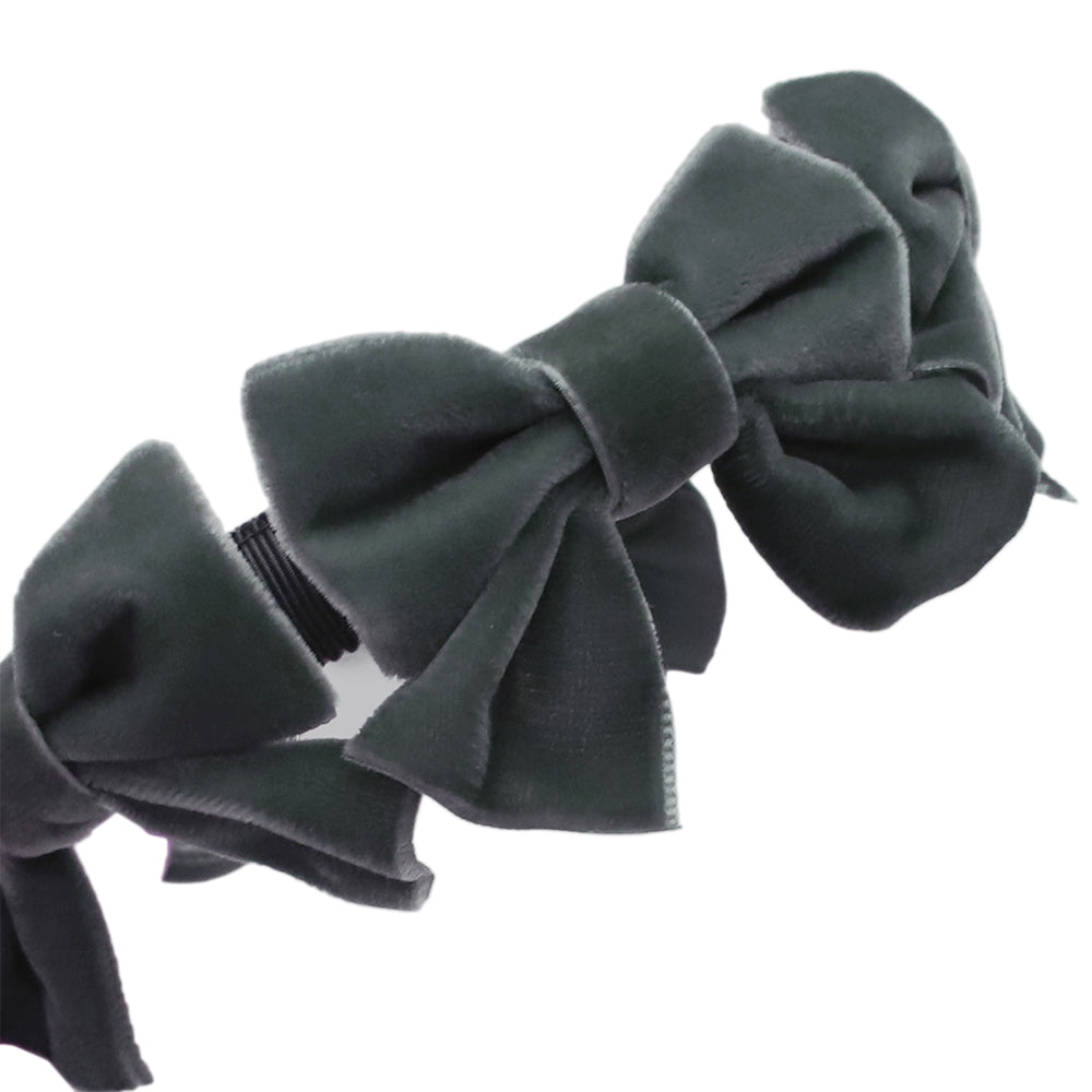 ベルベットリボンいっぱいカチューシャ-Melody BasKet(メロディ