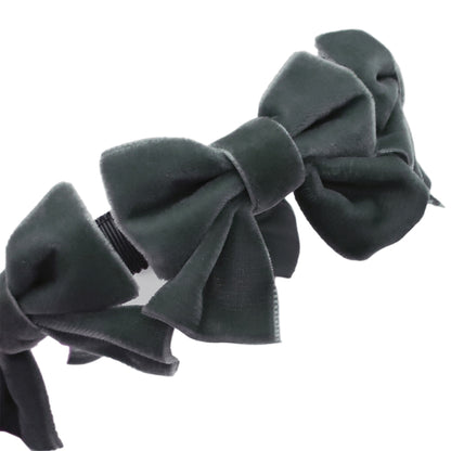 ベルベットリボンいっぱいカチューシャ