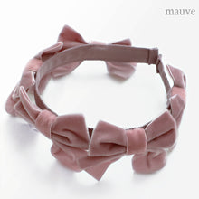 Load image into Gallery viewer, Velvet lots of ribbons headband
