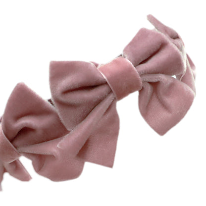 ベルベットリボンいっぱいカチューシャ