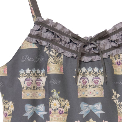 Flower crown jumper dress