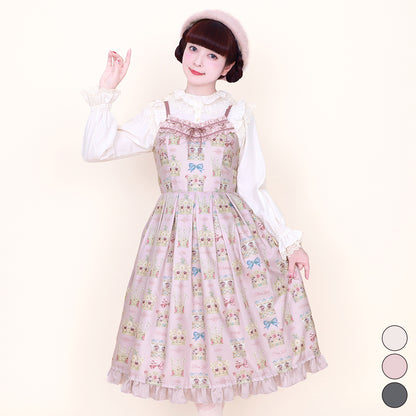 Flower crown jumper dress