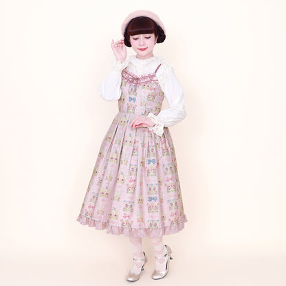 Flower crown jumper dress