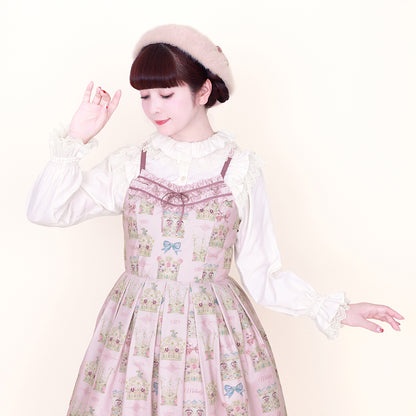 Flower crown jumper dress