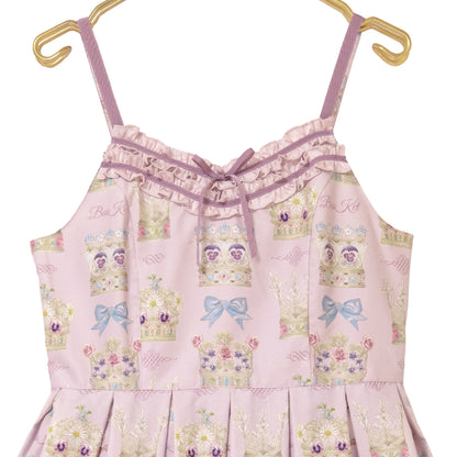 Flower crown jumper dress