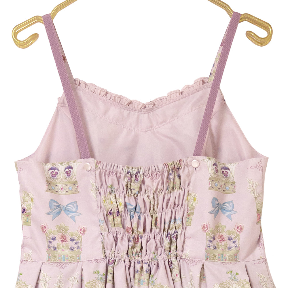 Flower crown jumper dress