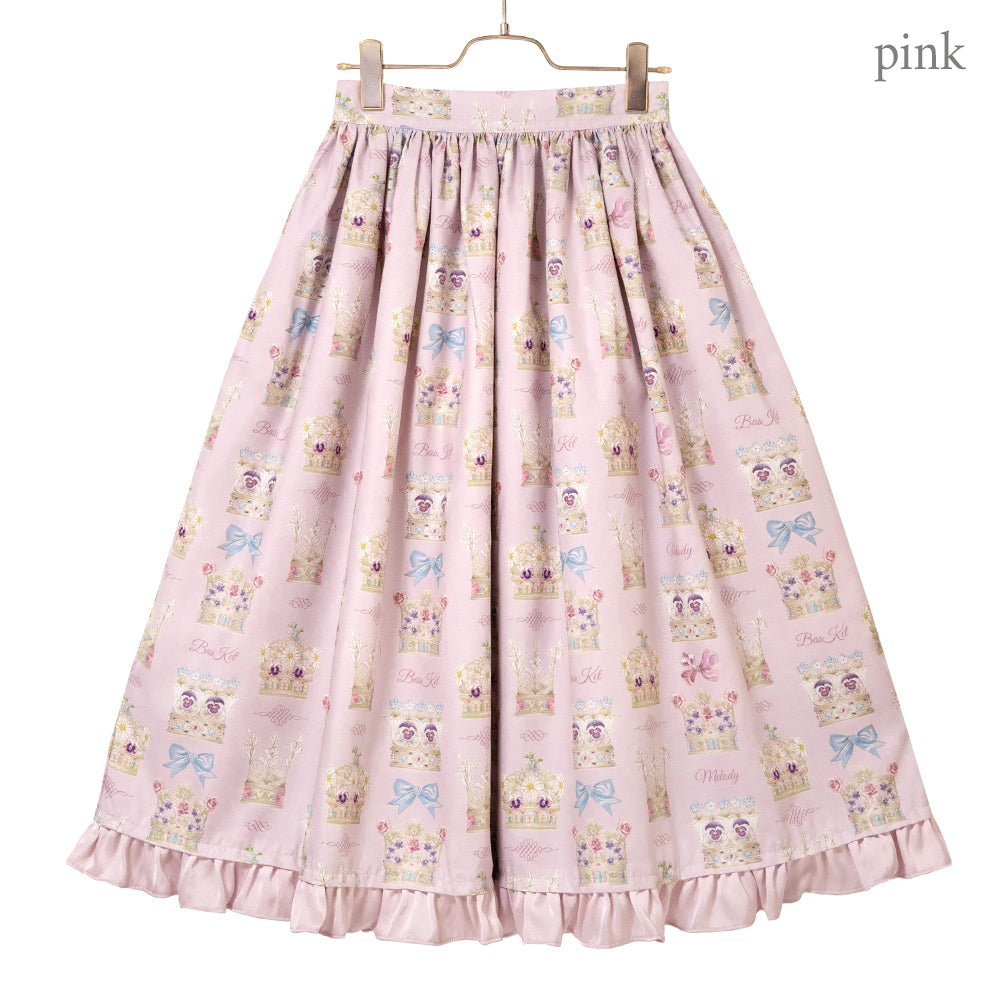 Flower crown skirt