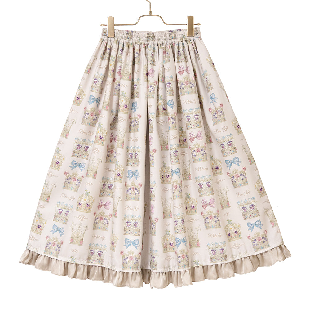 Flower crown skirt