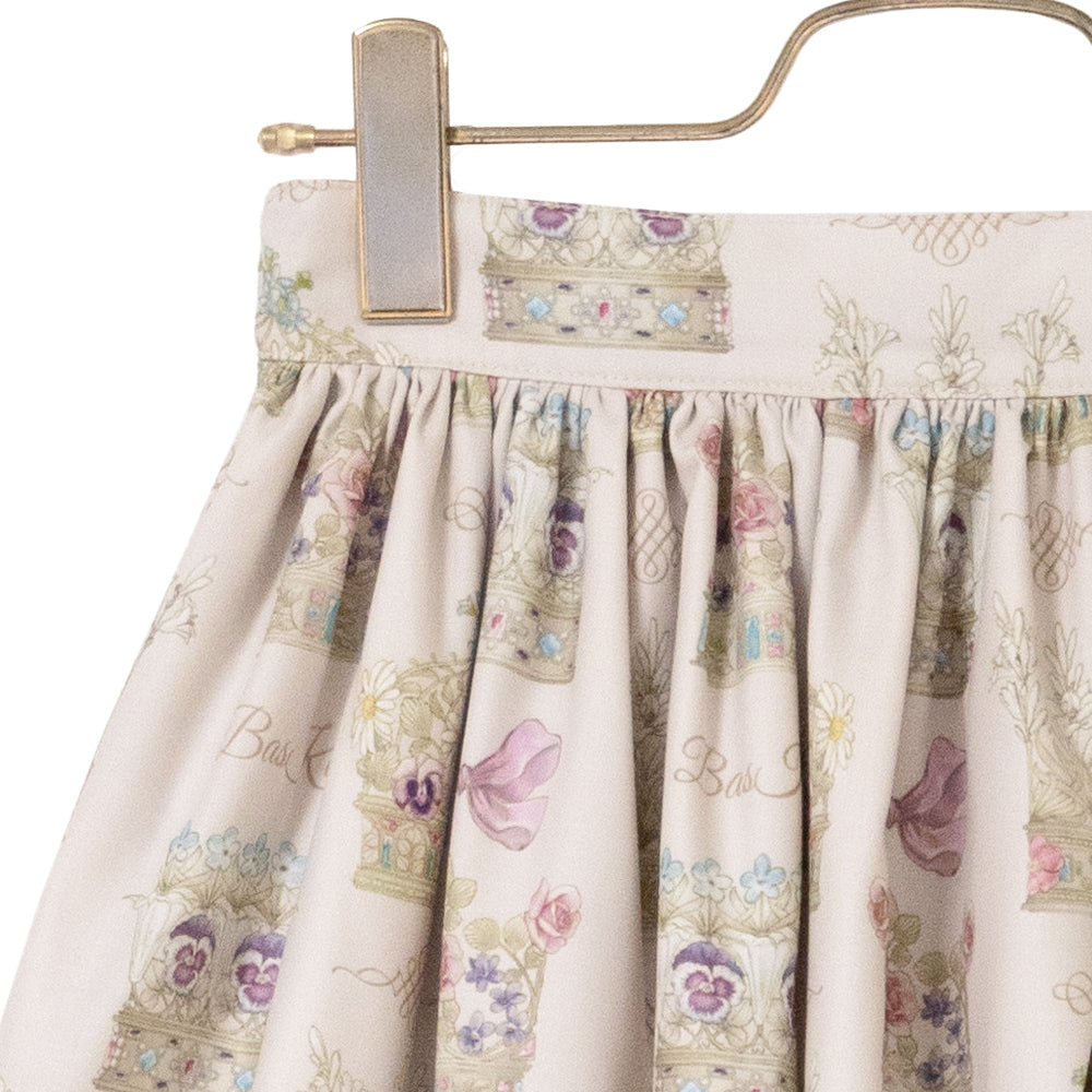 Flower crown skirt