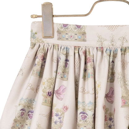 Flower crown skirt