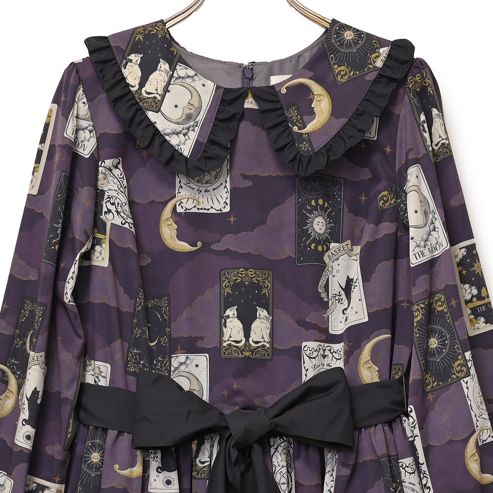 タロットカードフラットカラーワンピース