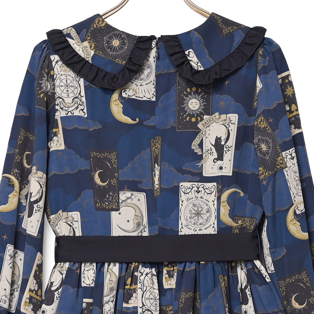 タロットカードフラットカラーワンピース