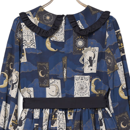 タロットカードフラットカラーワンピース