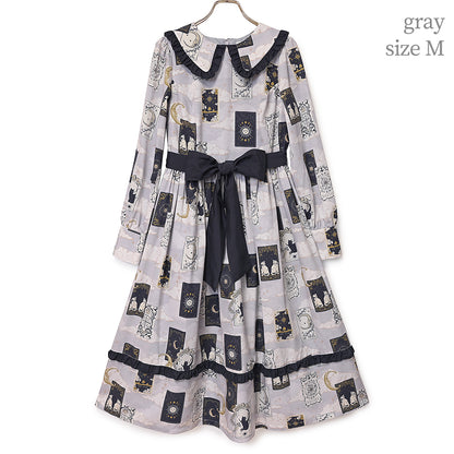 タロットカードフラットカラーワンピース