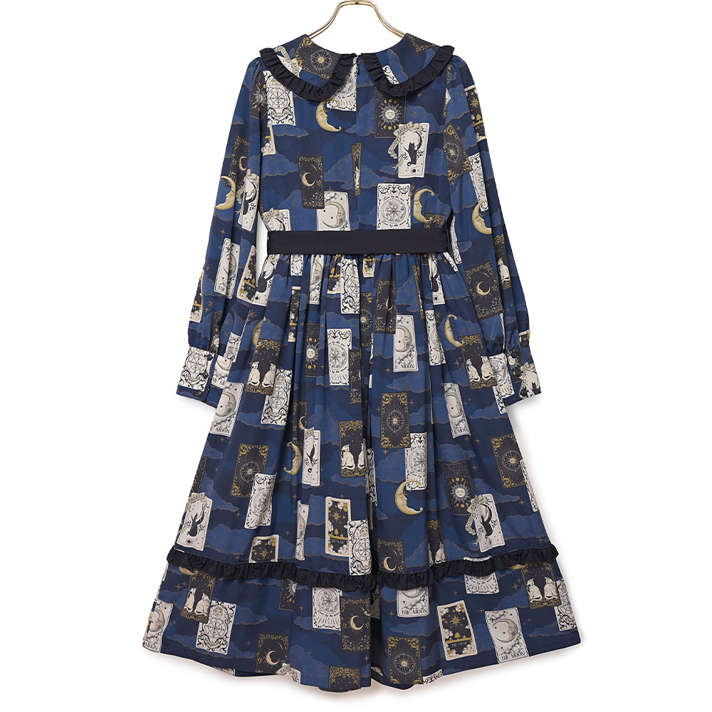 タロットカードフラットカラーワンピース