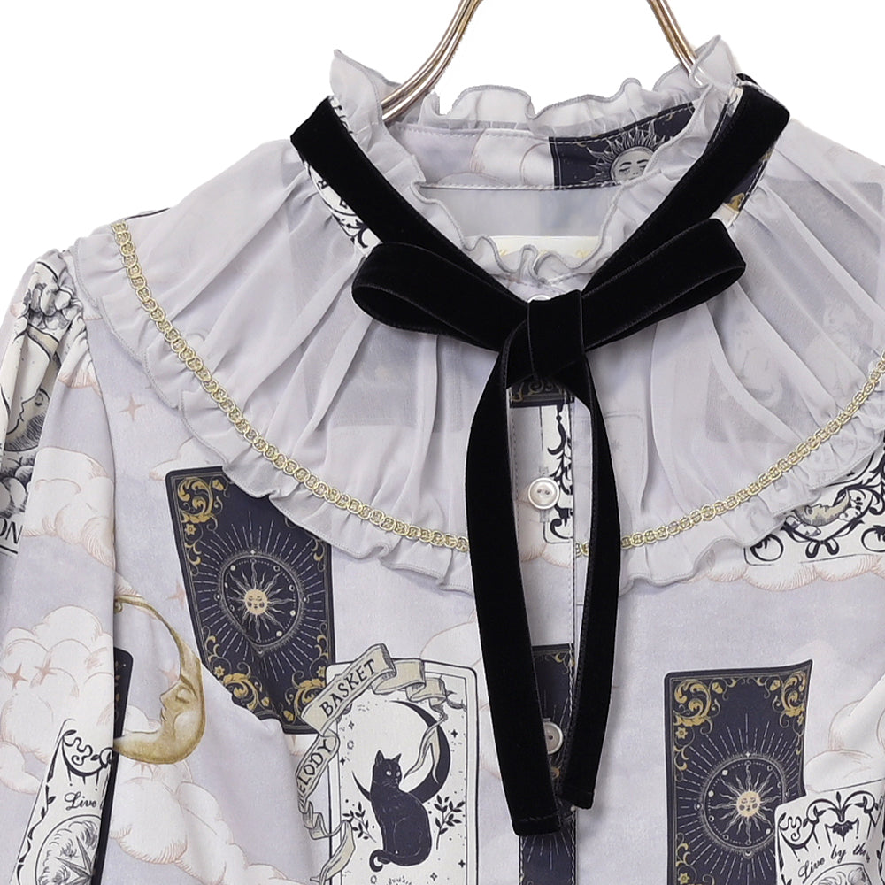 タロットカードフロントボタンワンピース