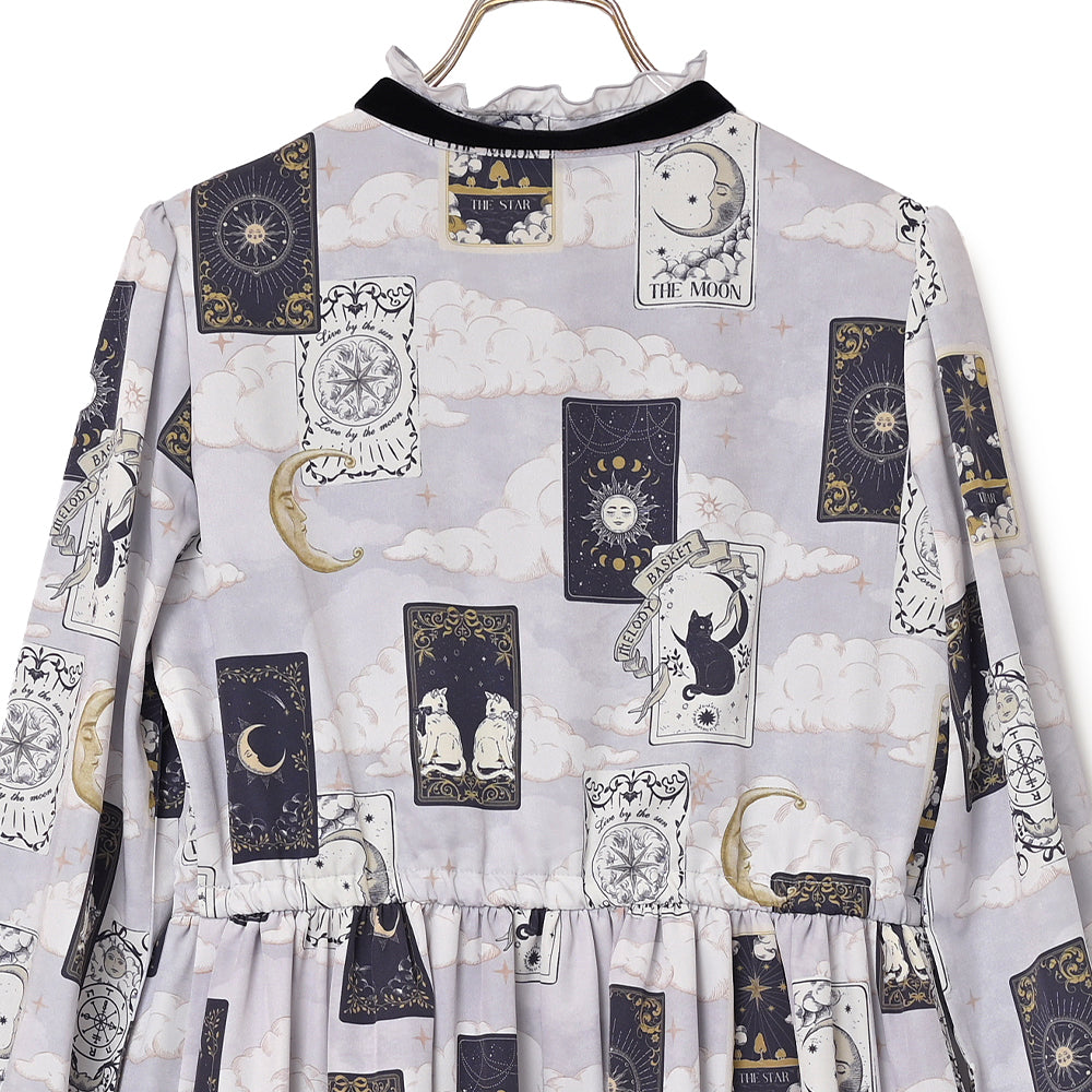 タロットカードフロントボタンワンピース