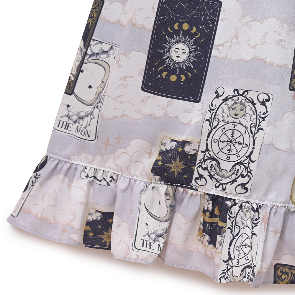 タロットカードフロントボタンワンピース