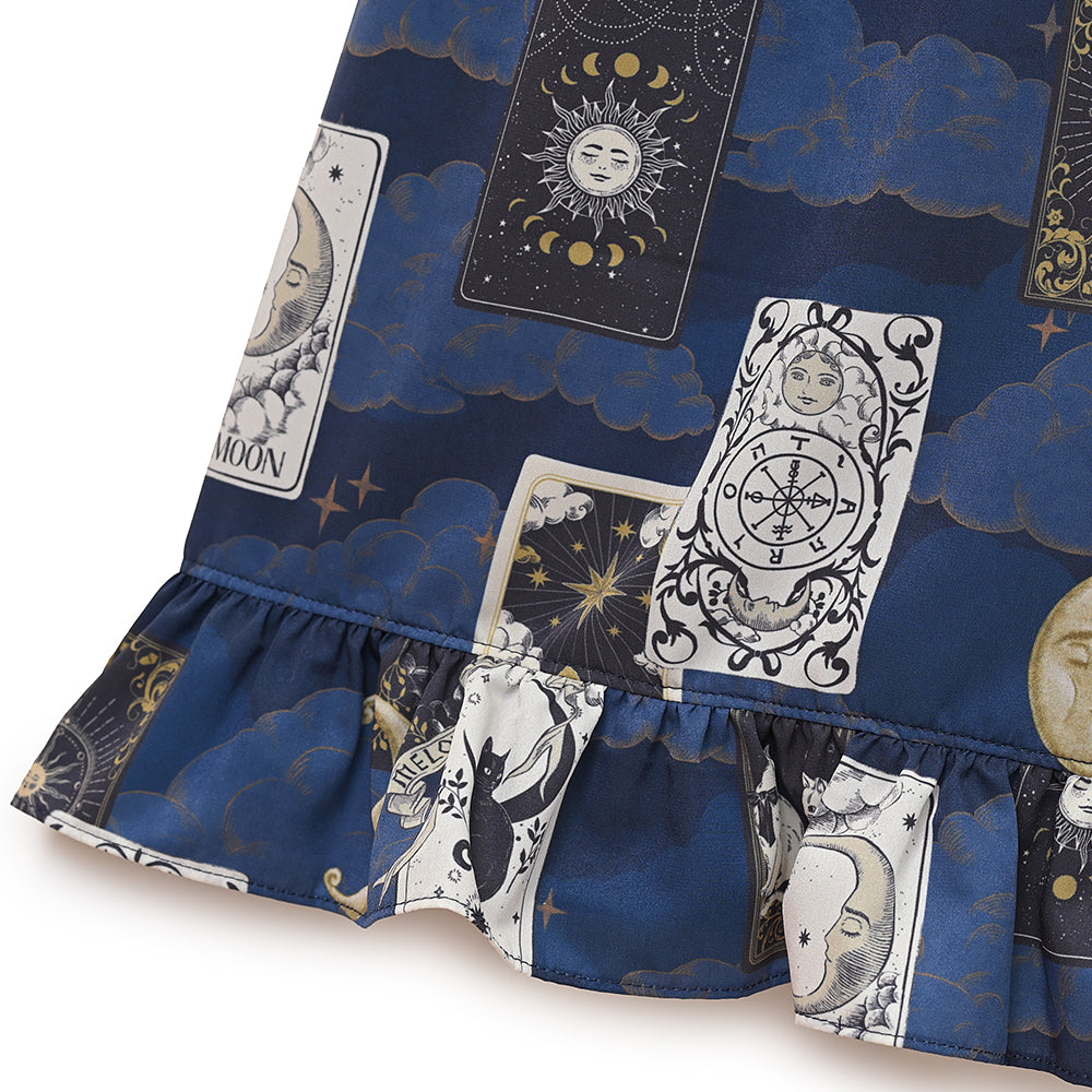 タロットカードフロントボタンワンピース