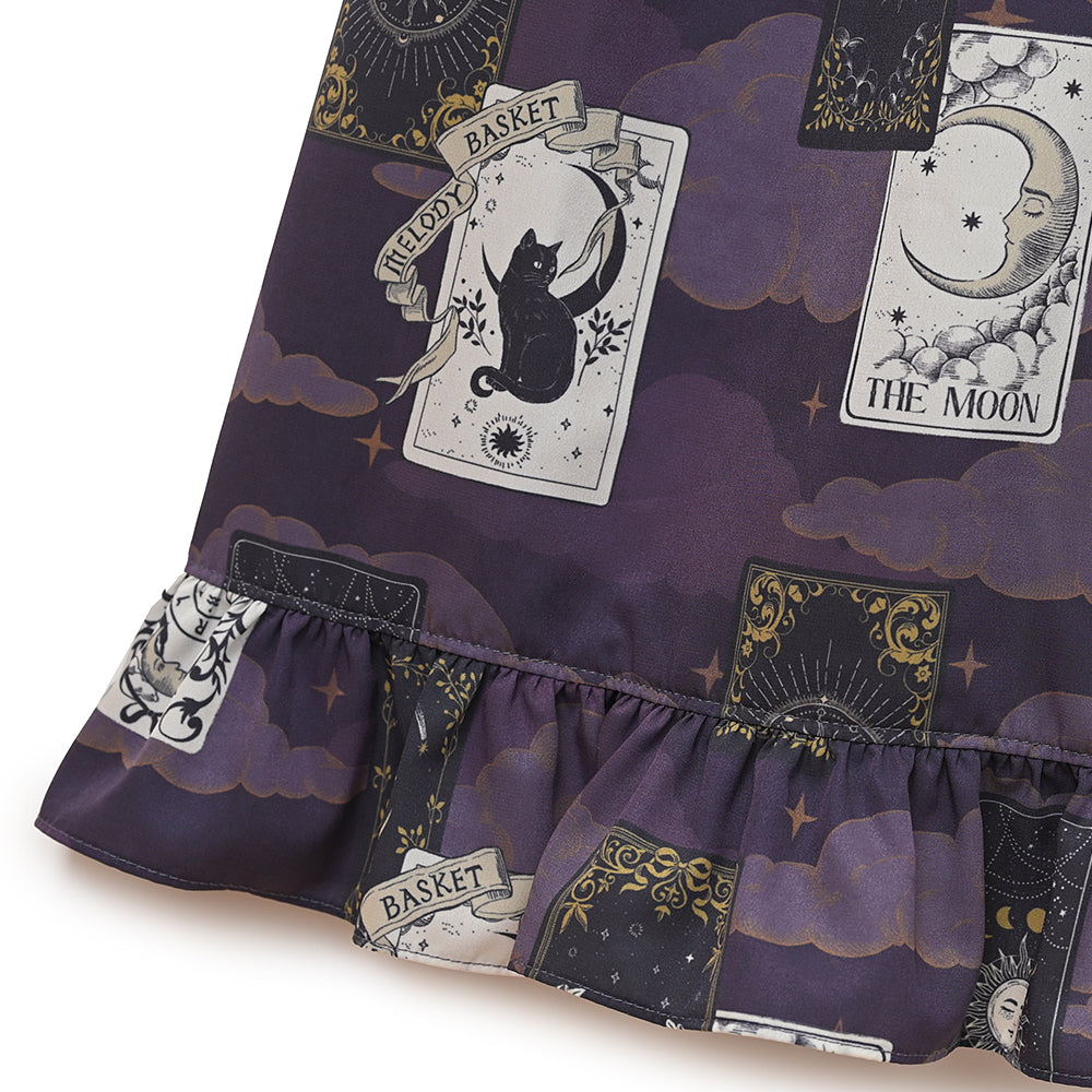 タロットカードフロントボタンワンピース