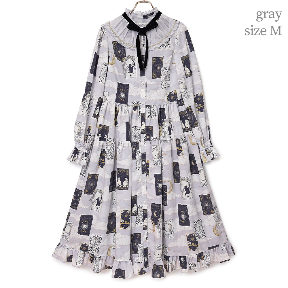 タロットカードフロントボタンワンピース
