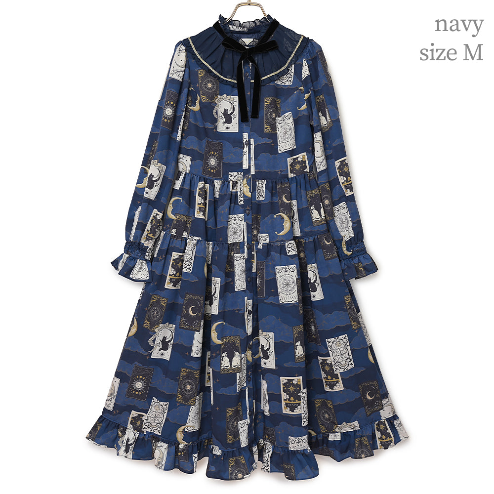 タロットカードフロントボタンワンピース