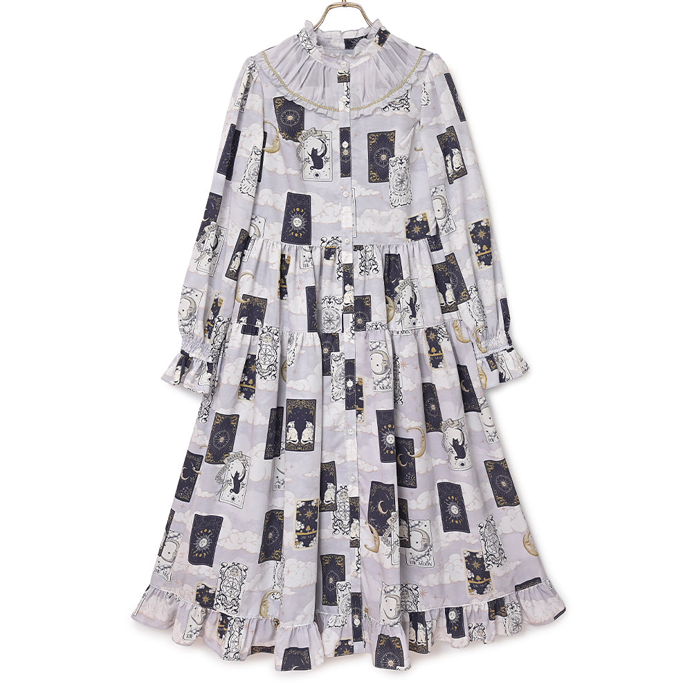 タロットカードフロントボタンワンピース