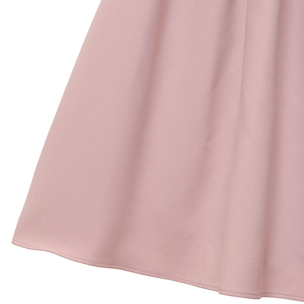 リボンとレースカラーのワンピース-Melody BasKet(メロディー