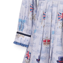 将图片加载到图库查看器，British Lady Double Button Dress
