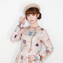 将图片加载到图库查看器，British Lady Double Button Dress
