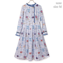 将图片加载到图库查看器，British Lady Double Button Dress
