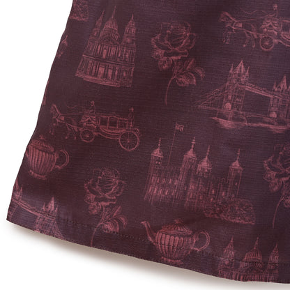 British Lady Big Sleeve Dress