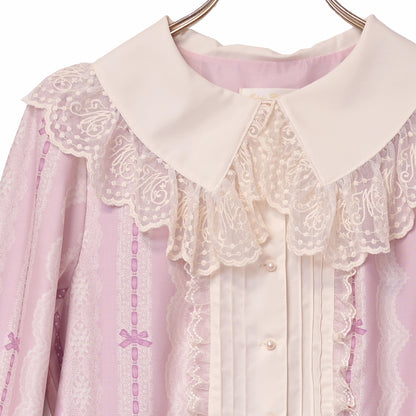 Lace millefeuille dress