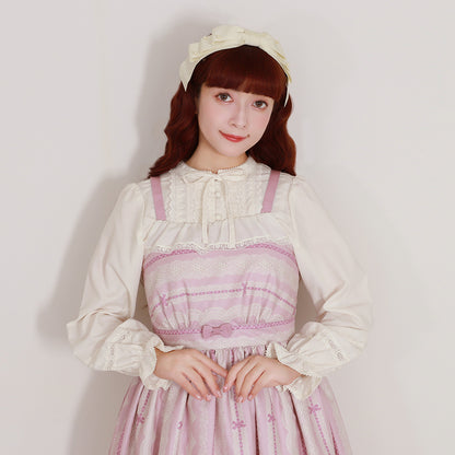 レースミルフィーユジャンパースカート