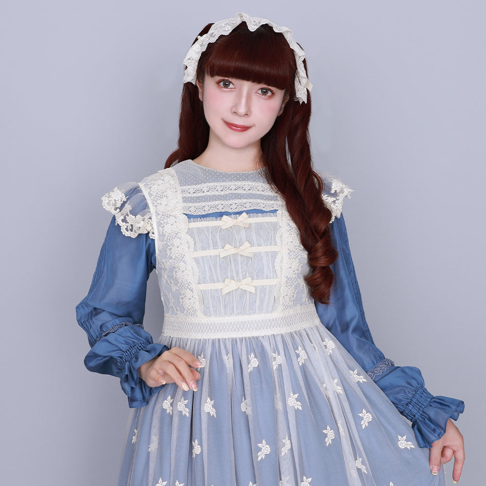 Melody Basket　M's PHARMACYワンピース　ブルー　未使用 Melody Basket M's PHARMACYワンピース ブルー 未使用 Melody