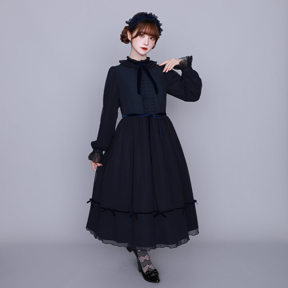 Lady tulle frill hair clip