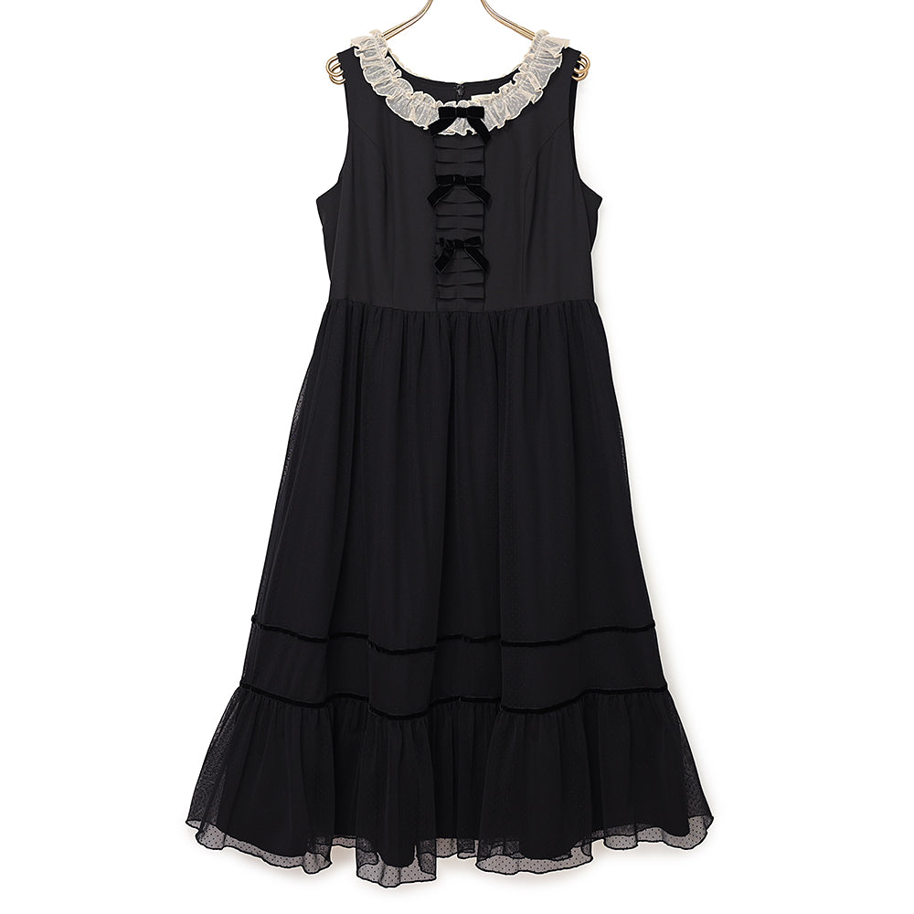 Lady tulle sleeveless dress